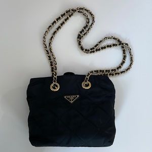 Prada quilted shoulder bag